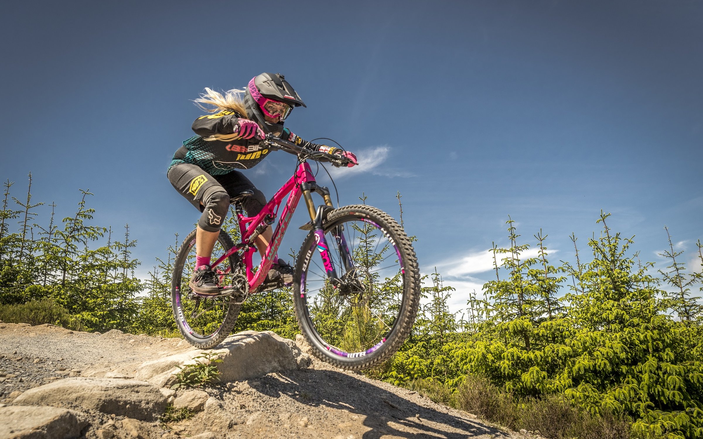 Black mountain bike trail sales